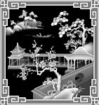 浮雕灰度图