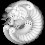 浮雕灰度图