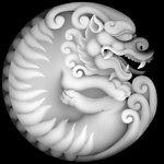浮雕灰度图