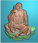 精雕图 十八罗汉挂件之三