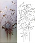 花瓶 金叶子