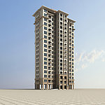 某欧式高层住宅建筑MAX加MAP