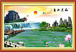 山水风景画