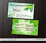 绿色名片 清新名片