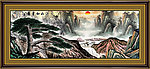 巨幅山水画