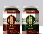 两款香菇酱包装 （平面图）