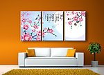 无框画 蝶恋花