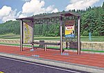 室外不锈钢候车宣传栏