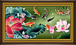 国画荷花