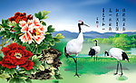 富贵开花立体画序列图