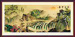 巨幅山水画