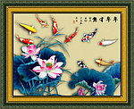 水墨荷花