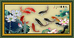 国画荷花