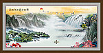 巨幅山水画