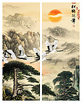 移门 山水