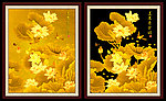 金色荷花