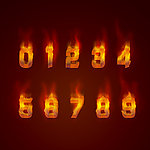 火焰数字