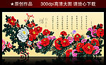 国画牡丹