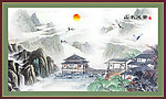 水墨山水画