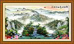 巨幅山水画