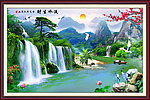 巨幅山水画