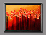 装饰画 油画 花卉