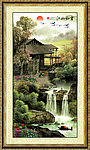 巨幅山水画