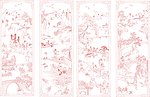 精雕线描图