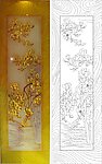玉兰花 金箔玉兰