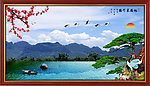 巨幅山水画