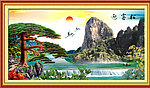 巨幅山水画