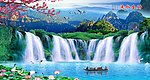 巨幅山水画