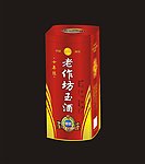 白酒包装平面图
