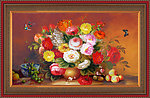 花卉油画