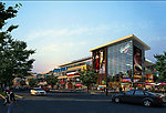 沿街商业建筑透视图
