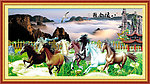 八骏全图