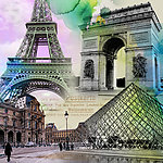 欧美风格油画 装饰画