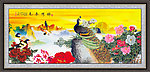 国画 孔雀