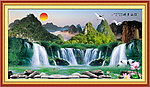 巨幅山水画