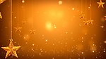 晚会圣诞节星光粒子星星背景视频