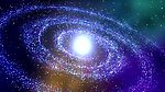 银河螺旋星云漩涡视频