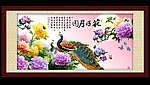 花好月圆国画花鸟