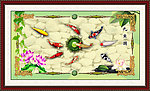 九鱼图