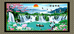 巨幅山水画