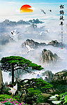 黄山迎客松