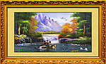 风景油画 油画风景