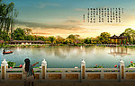 湖水景观