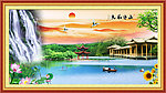 巨幅山水画