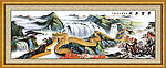 国画 长城