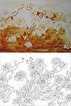 郁金香 紫荆花 金色